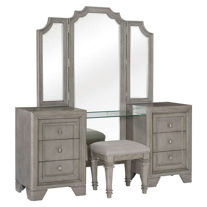 Colchester Gray Vanity Set