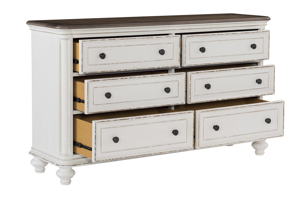 Baylesford Antique White Dresser