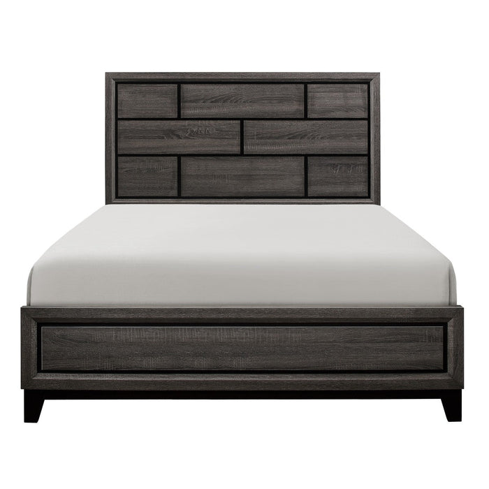 Davi Gray Panel Bedroom Set