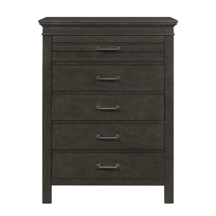 Blaire Farm Charcoal Gray Panel Youth Bedroom Set