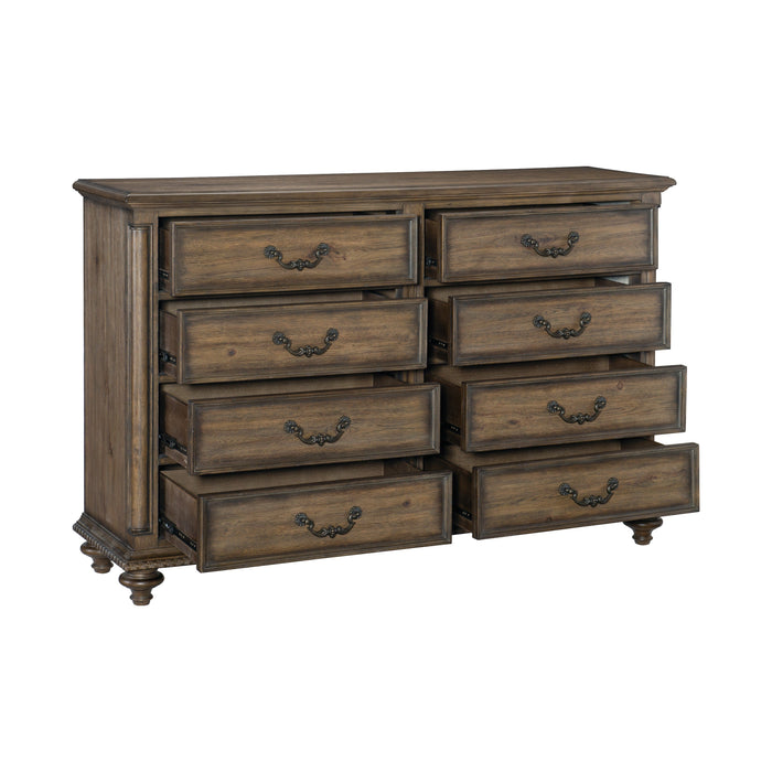 Rachelle Weathered Pecan Dresser