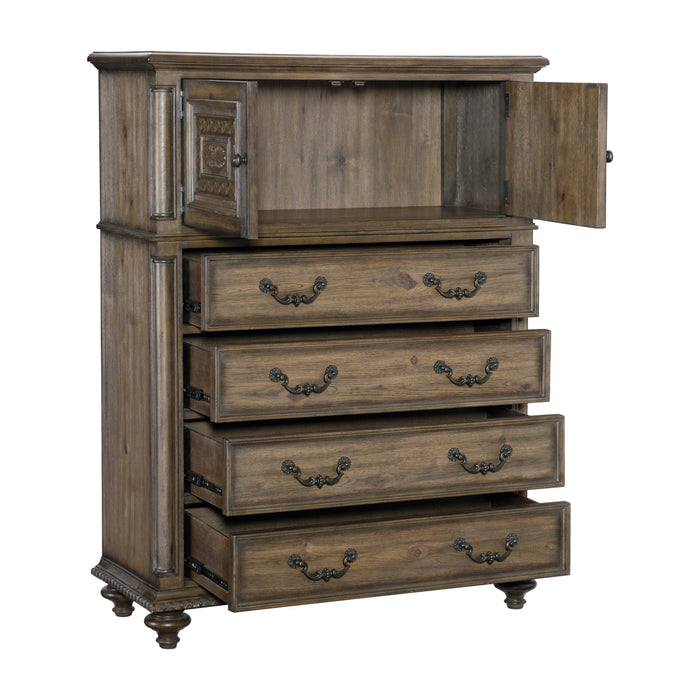 Rachelle Weathered Pecan Chest