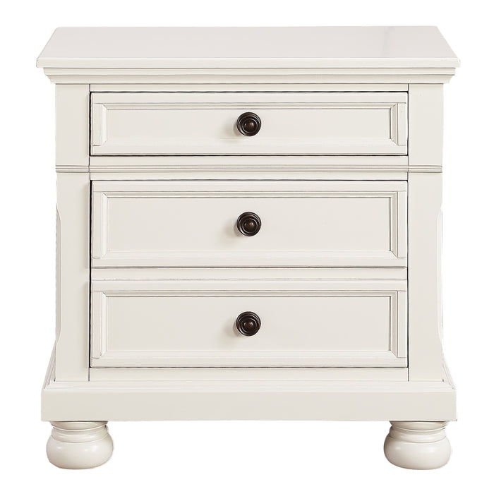 Laurelin White Nightstand