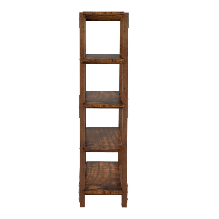 Holverson Rustic Brown Bookcase