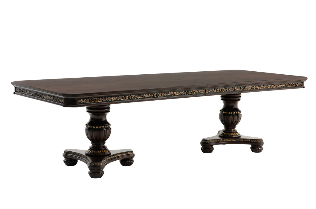 Russian Hill Warm Cherry Extendable Dining Table