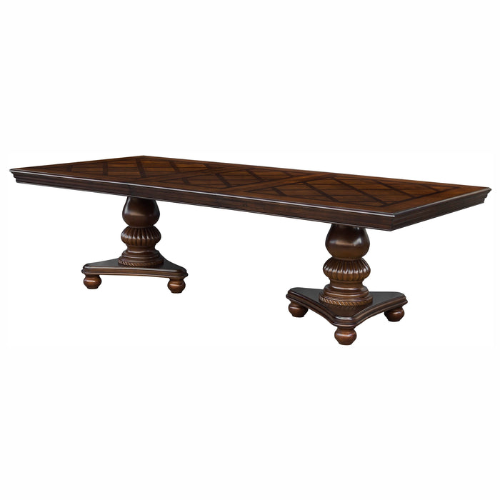 Lordsburg Brown Chery Extendable Dining Table