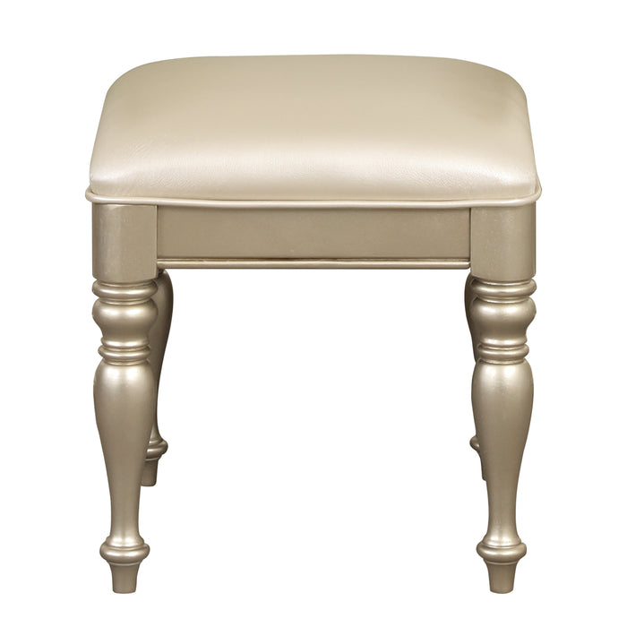 Antoinetta Champagne Vanity Stool