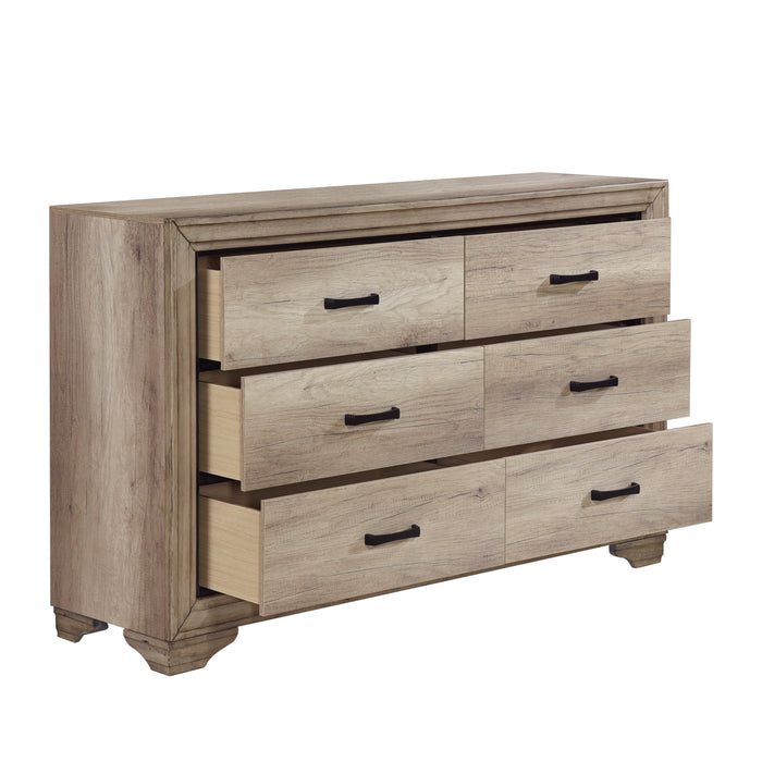 Lonan Rustic Panel Youth Bedroom Set