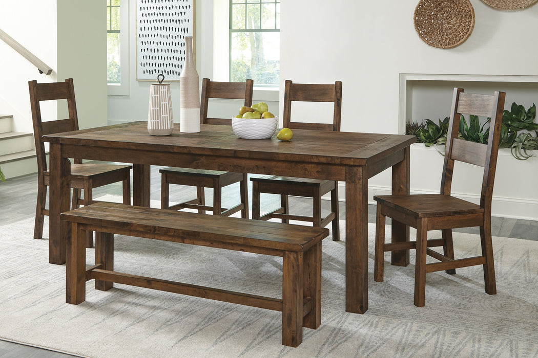 Jerrick Burnished Dining Bench