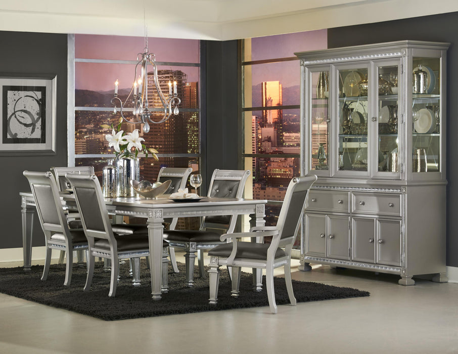 Bevelle Silver Extendable Dining Table