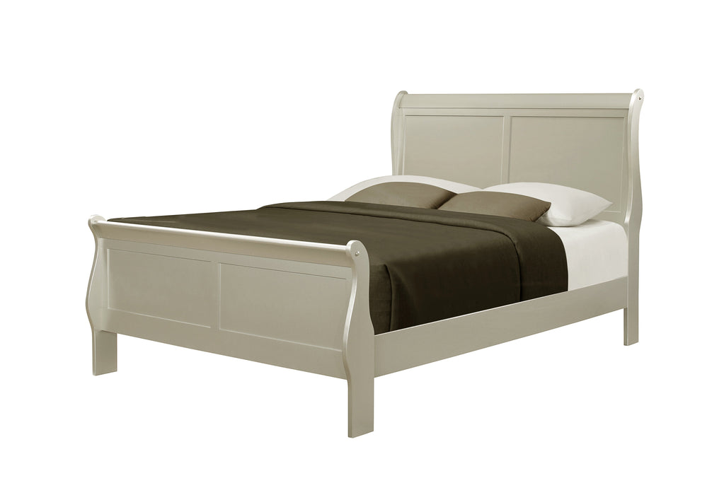 Louis Philip Champagne Sleigh Youth Bedroom Set