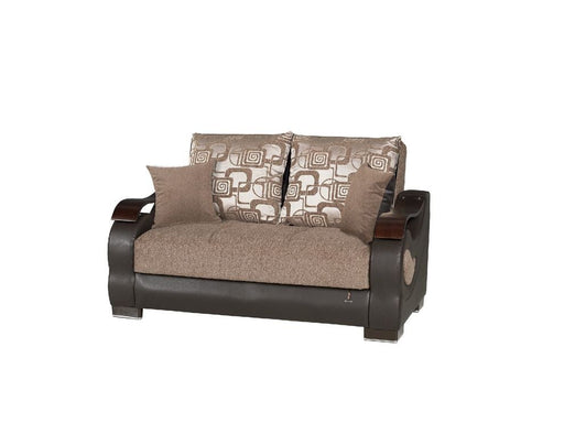 Metroplex Brown Loveseat Loveseat