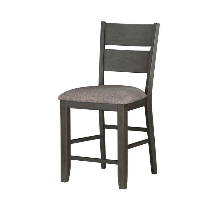 Baresford Gray Counter Chair, Set of 2