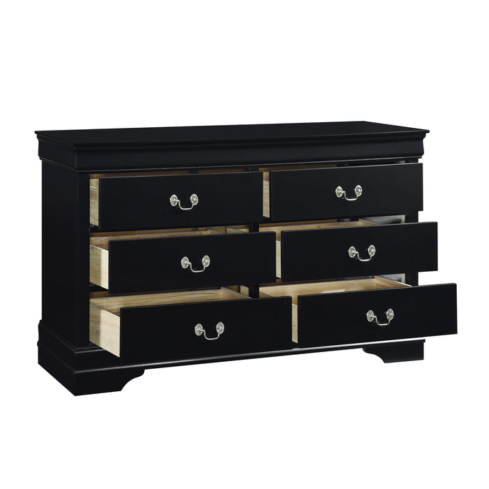 Mayville Black Sleigh Bedroom Set