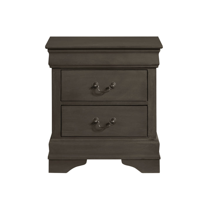 Mayville Stained Gray Nightstand