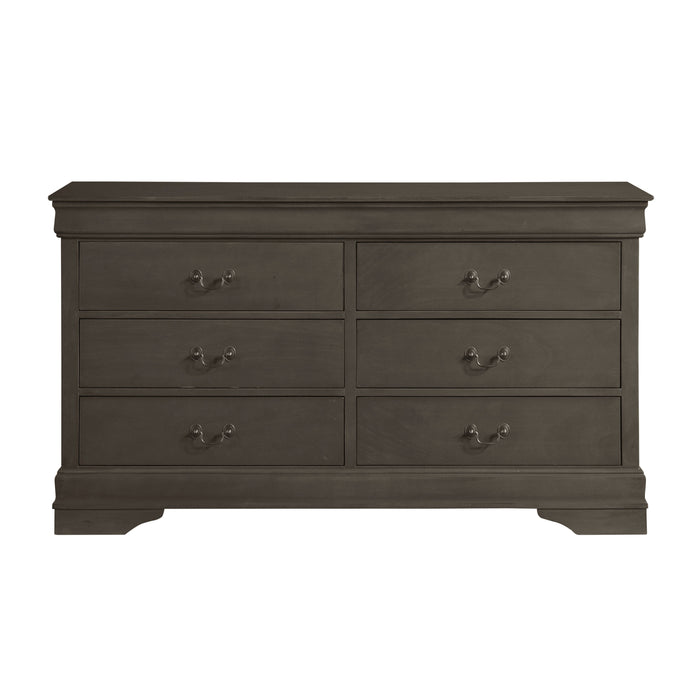 Mayville Stained Gray Dresser