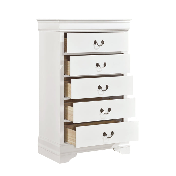 Mayville White Sleigh Bedroom Set