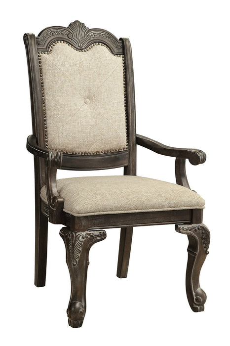 Kiera Gray Arm Chair, Set of 2