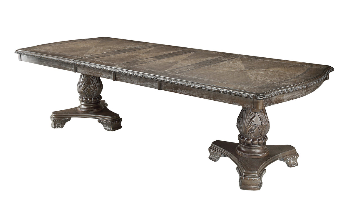 Kiera Gray Formal Extendable Dining Table