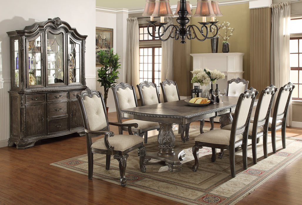 Kiera Gray Formal Extendable Dining Table