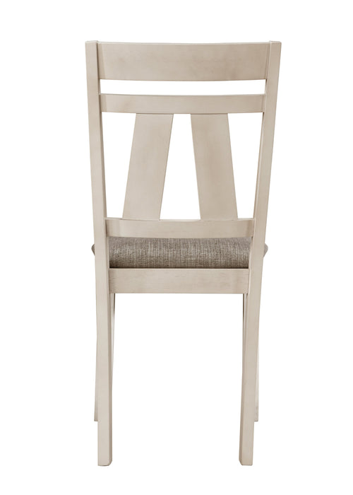 Maribelle Chalk/Gray Side Chair, Set of 2