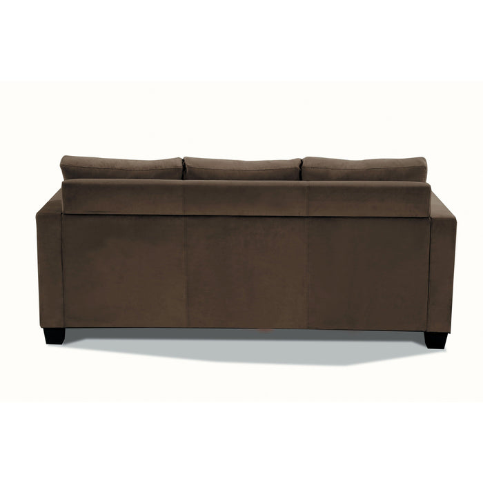 Phelps Chocolate Reversible Sofa Chaise