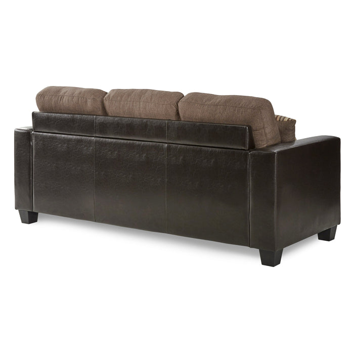 Slater Grayish Brown Reversible Sofa Chaise