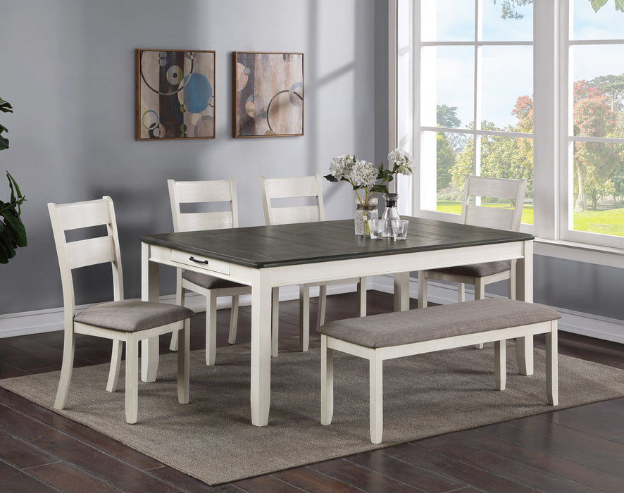 Dakota Chalk/Gray Dining Table