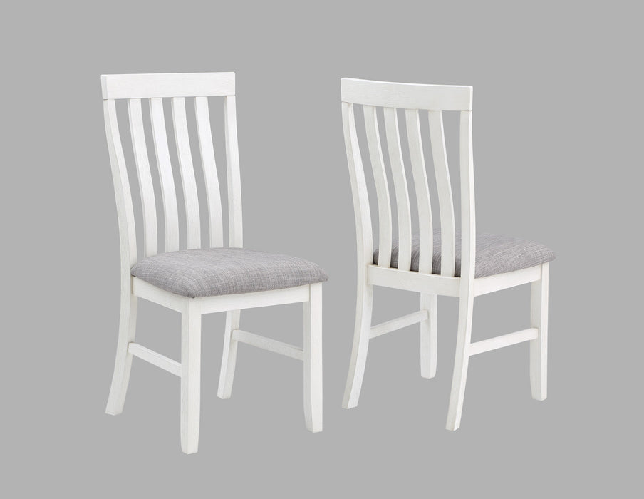 Nina Chalk Gray Side Chair, Set of 2