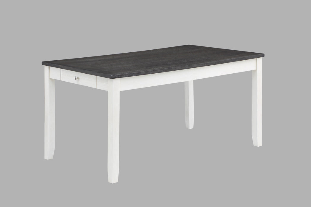 Nina Chalk Gray Dining Table