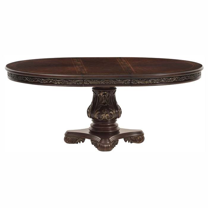 Deryn Park Cherry Extendable Round/Oval Dining Table