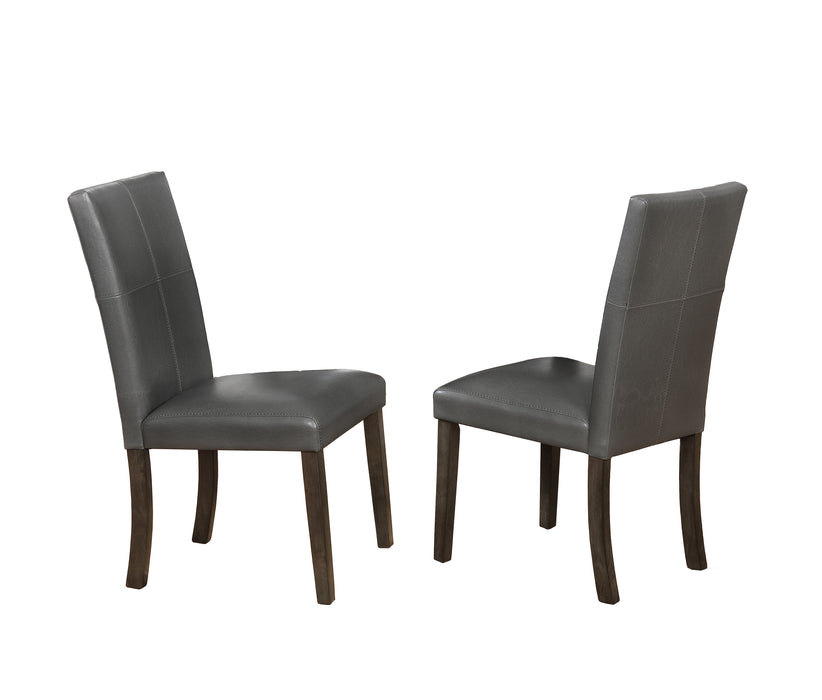 Pompei Gray Side Chair, Set of 2