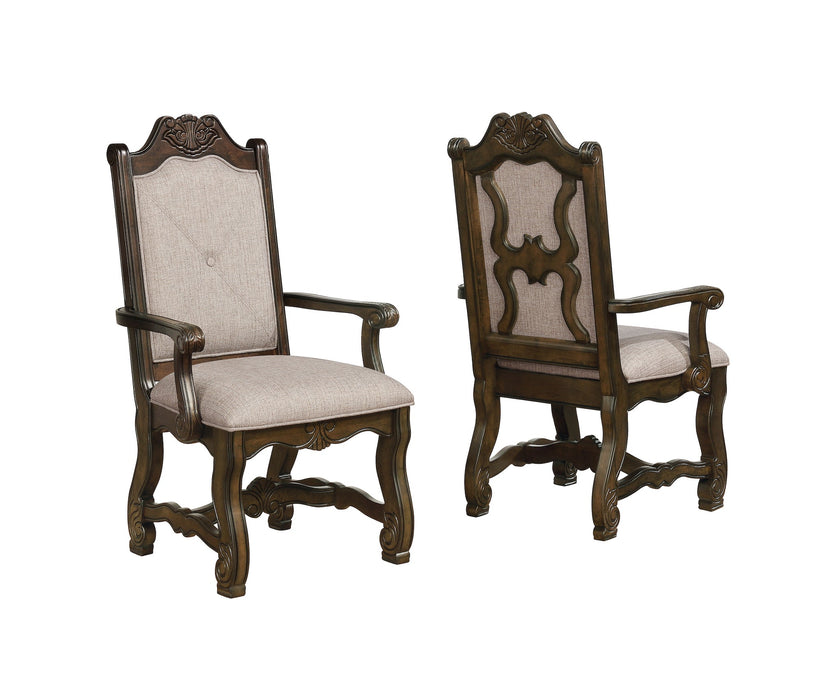 Neo Renaissance Dark Oak Arm Chair