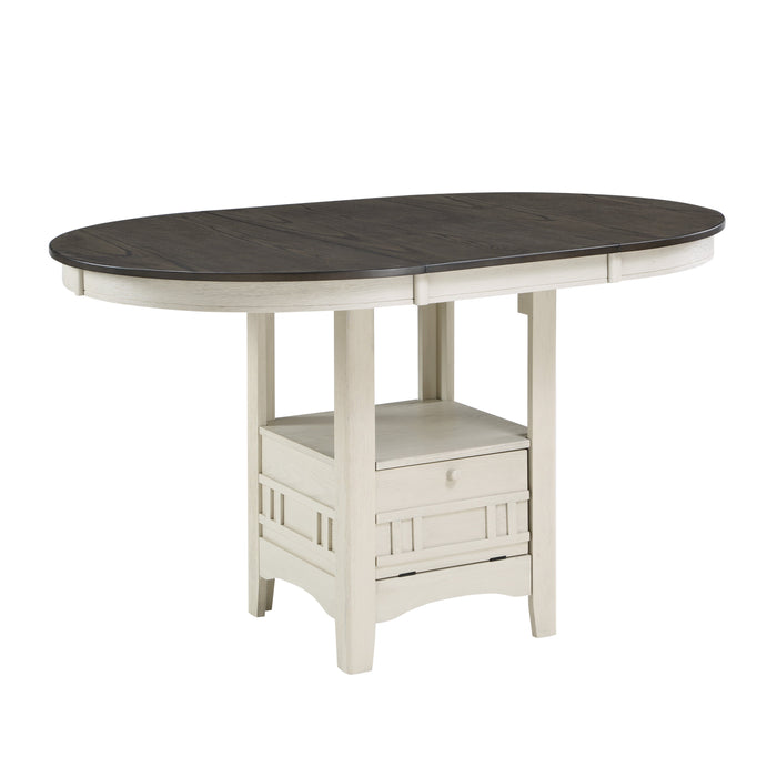 Junipero White Extendable Counter Height Table