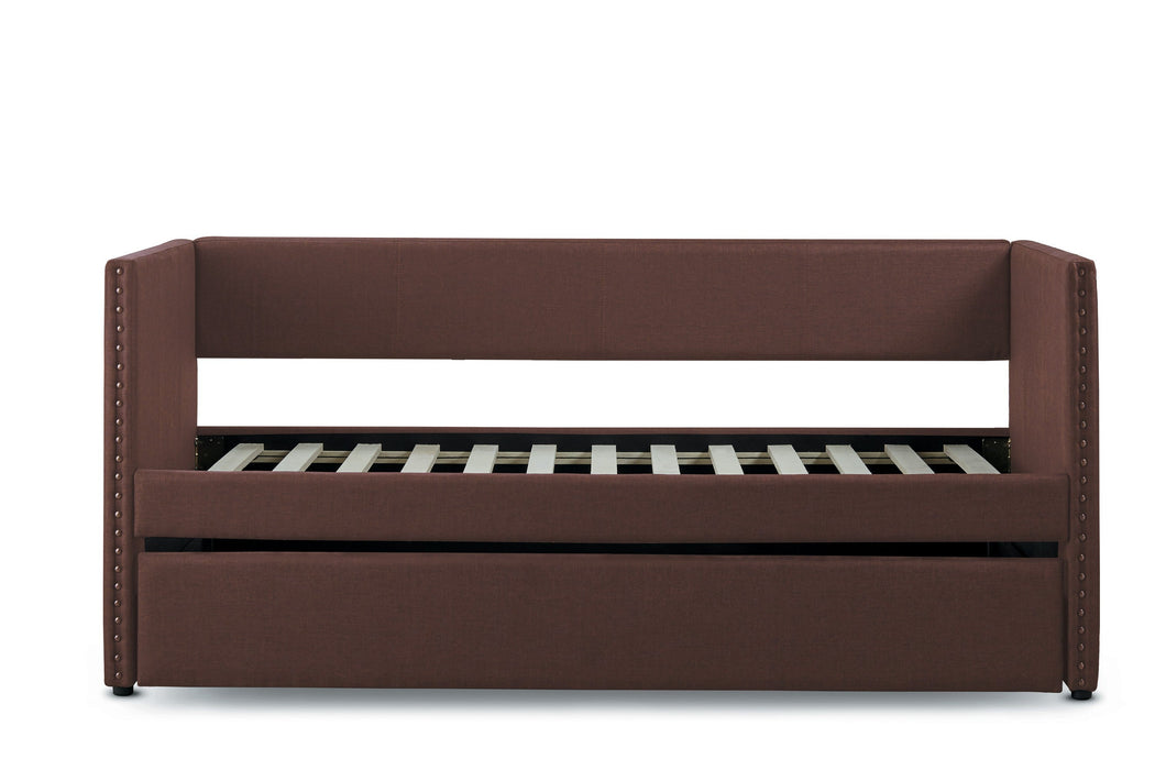 Therese Chocolate Daybed with Trundle