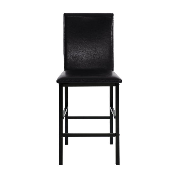 Tempe Brown/Black Counter Chair, Set of 4