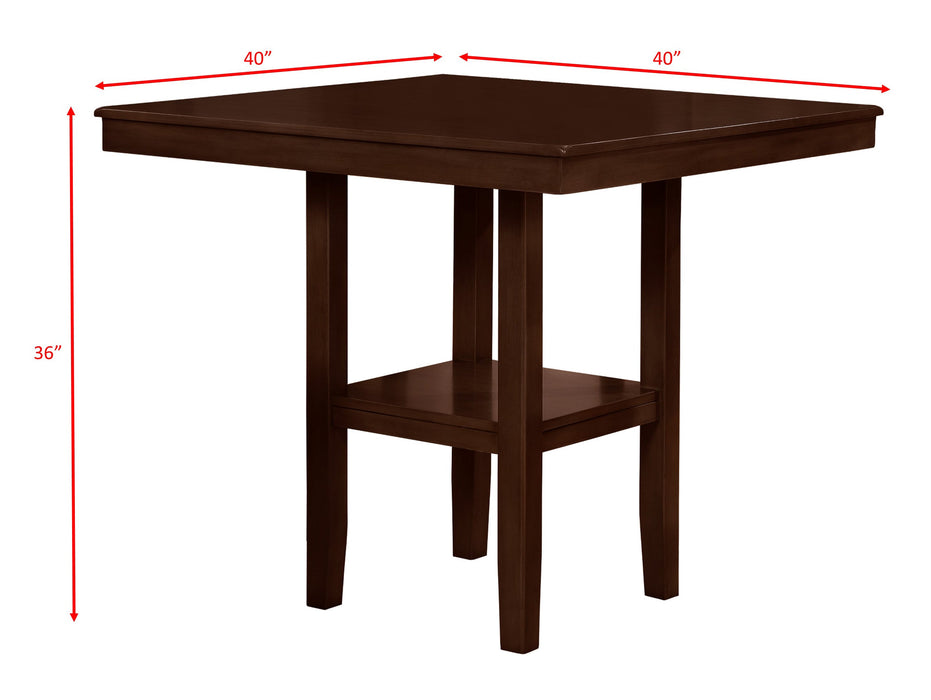 Tahoe Brown 5-Piece Counter Height Set