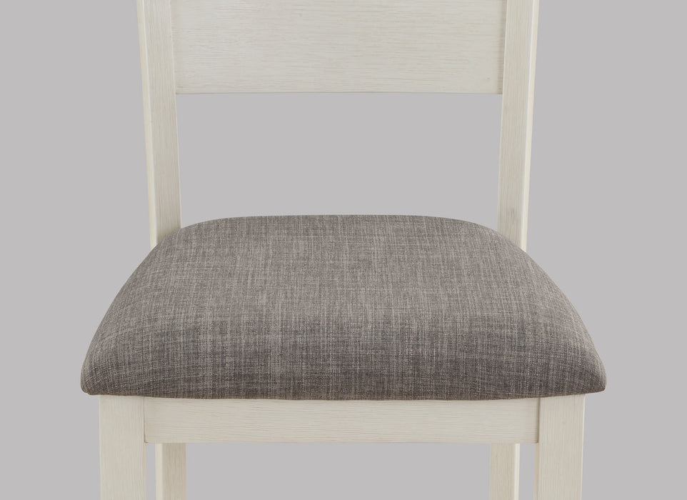 Dakota Chalk/Gray Counter Height Chair, Set of 2