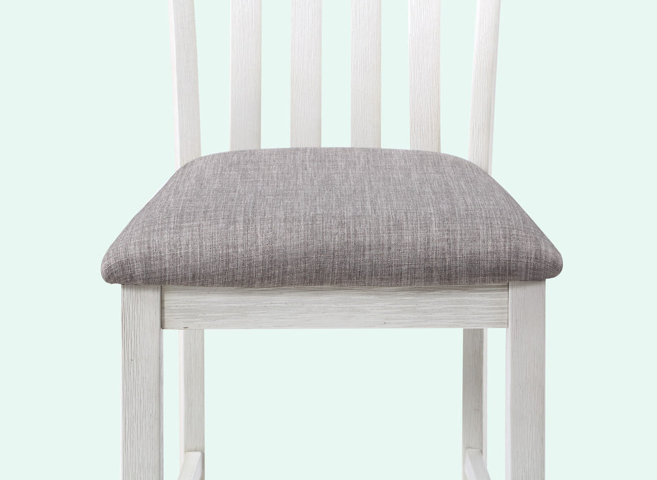 Nina Chalk/Gray Counter Height Chair, Set of 2