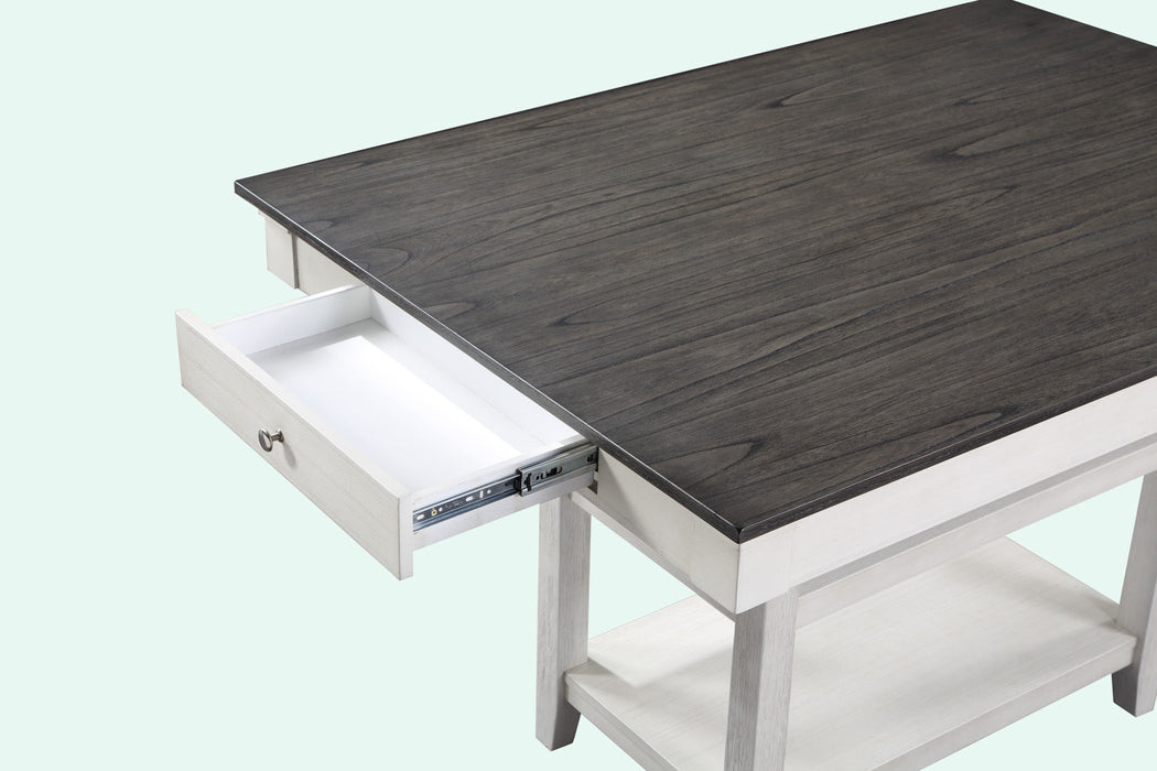 Nina Chalk/Gray Counter Height Table