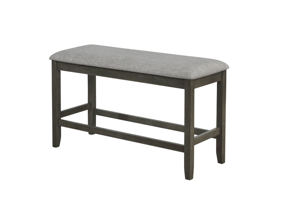 Nina Gray Counter Height Bench