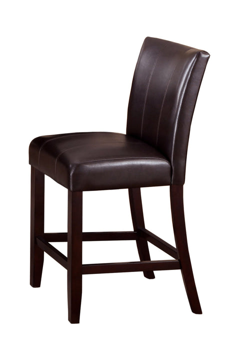 Ferrara Brown Counter Height Chair, Set of 2
