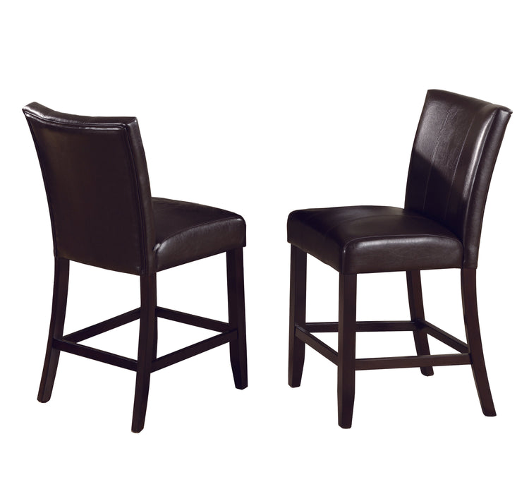 Ferrara Brown Counter Height Chair, Set of 2