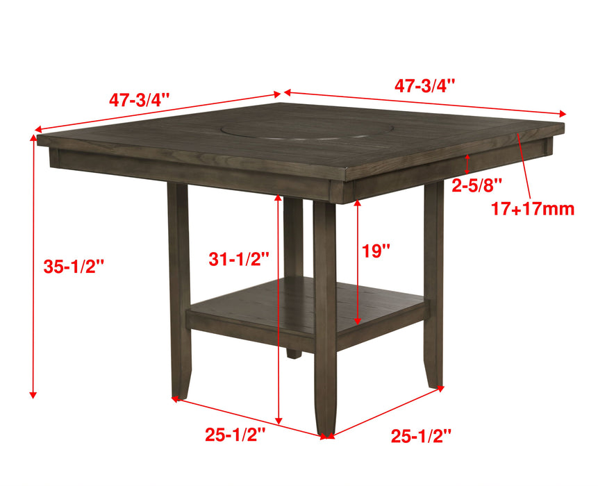 Fulton Gray Counter Height Table
