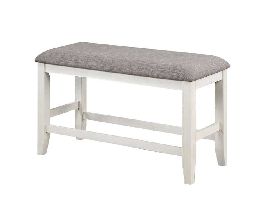 Manning Chalk/Gray Counter Height Bench