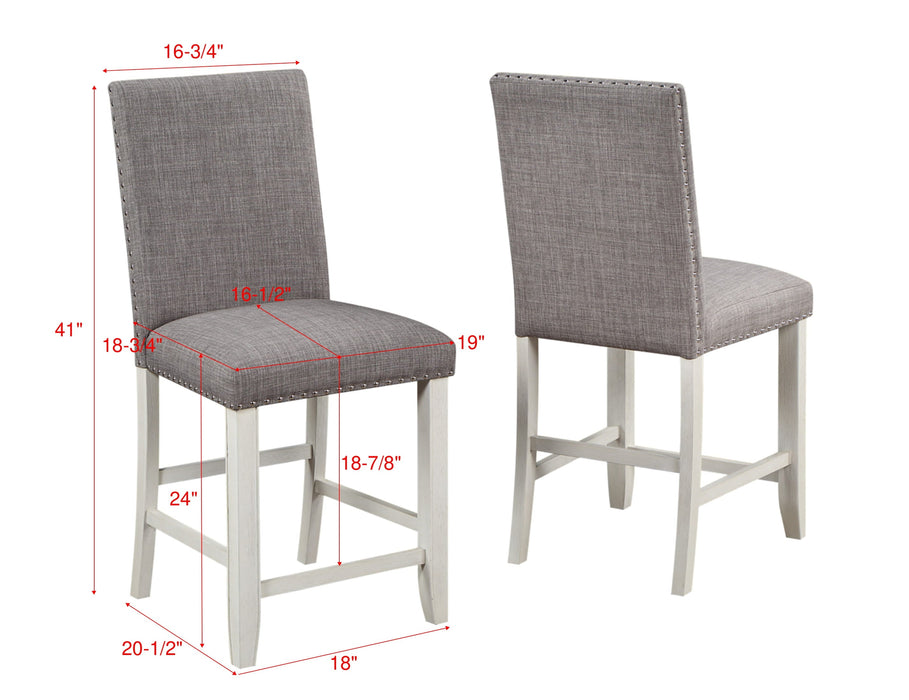 Manning Chalk/Gray Counter Height Set