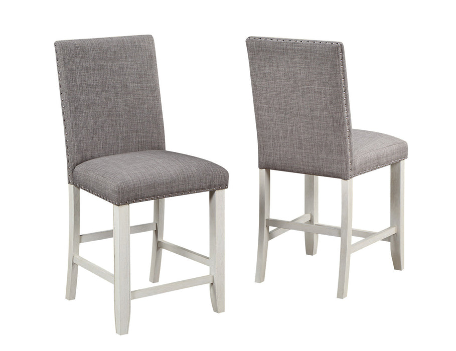 Manning Chalk/Gray Counter Height Chair, Set of 2