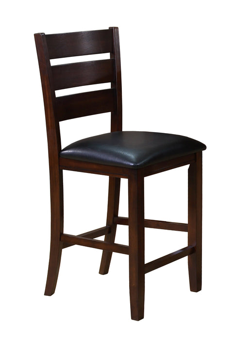 Bardstown Cherry Brown Counter Height Chair, Set of 2