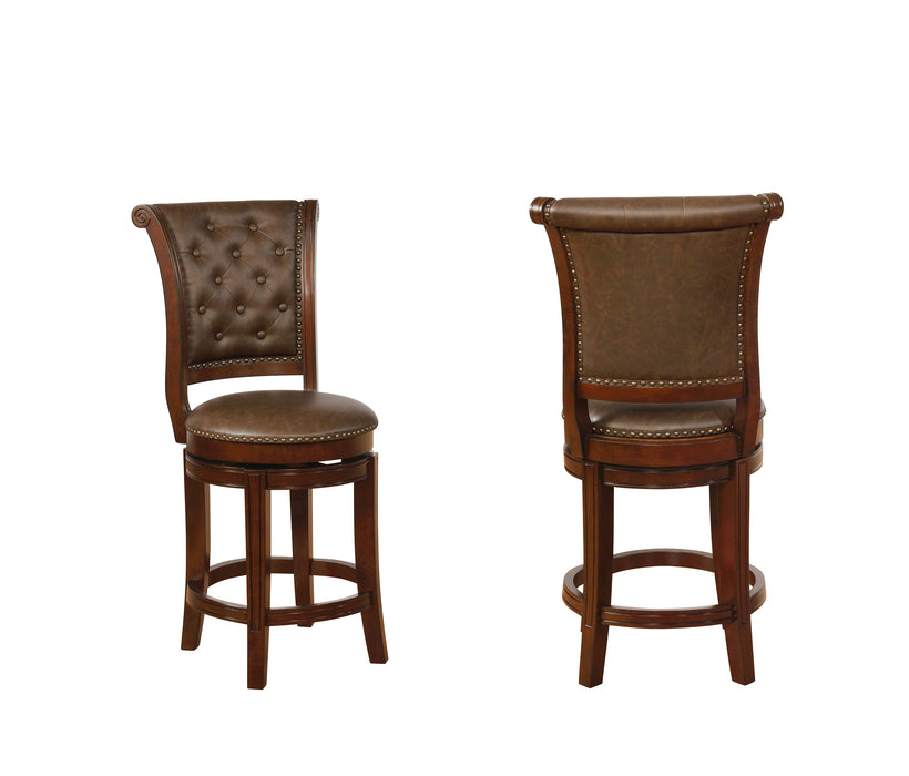 Granville Espresso 24" Swivel Counter Stool, Set of 2