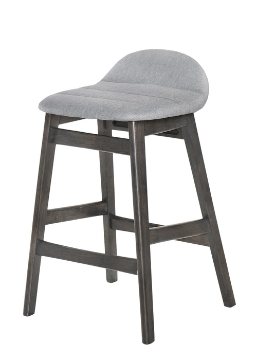 Samar Gray Barstool, Set of 2